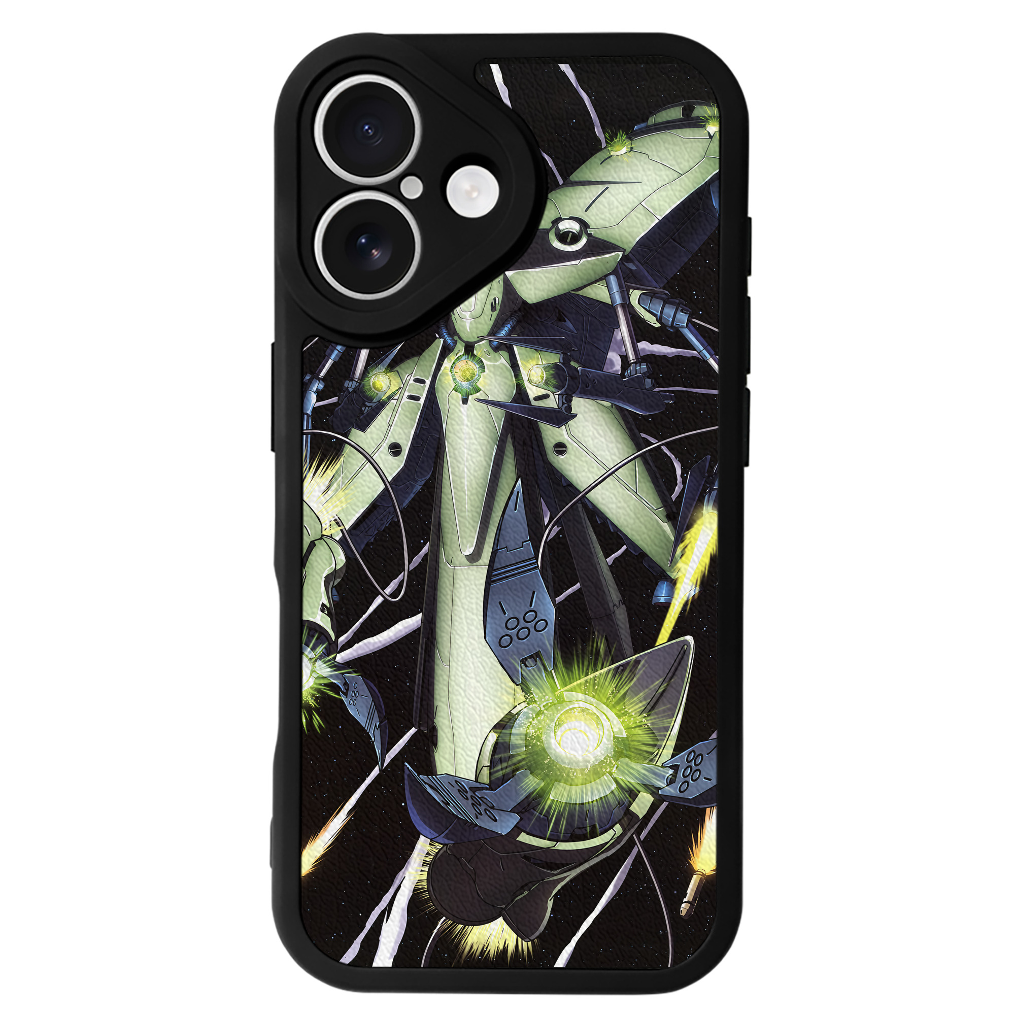 （画像用） 機動戦士ガンダム Mobile Suit Gundam 【iPhone 16シリーズ対応】シリコンスマホケース（レザー調） 材質：シリコン